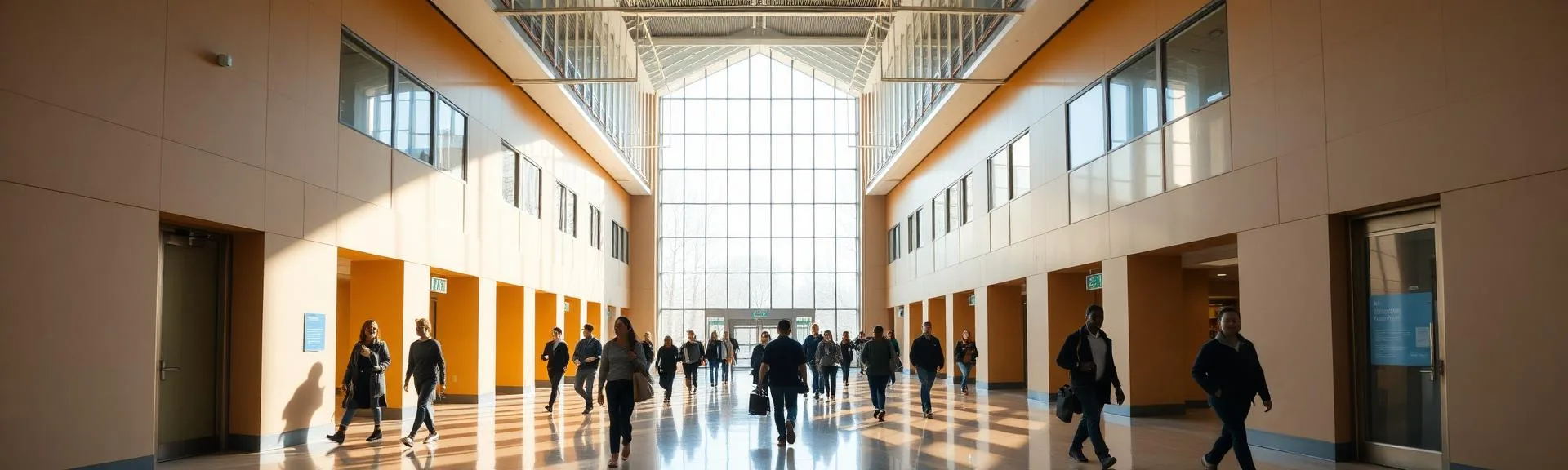 University hallway
